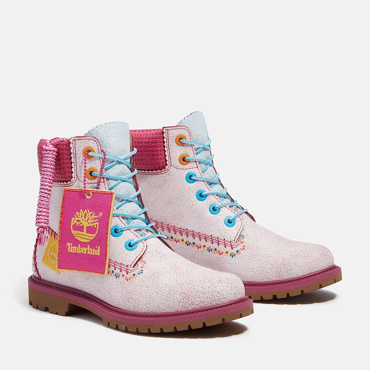 Timberland 6" Premium Boot Dia De Muertos White (Women'S)