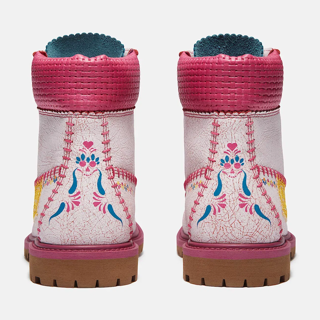Timberland 6" Premium Boot Dia De Muertos White (Women'S)