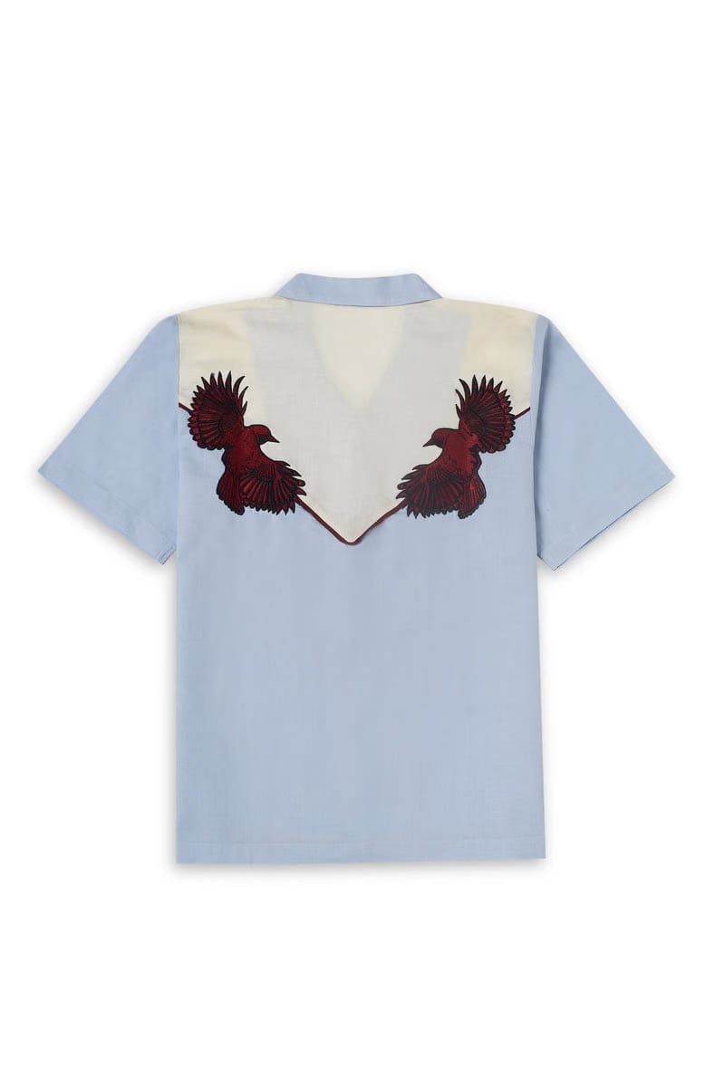LOVEBIRDS LINEN SHIRT
