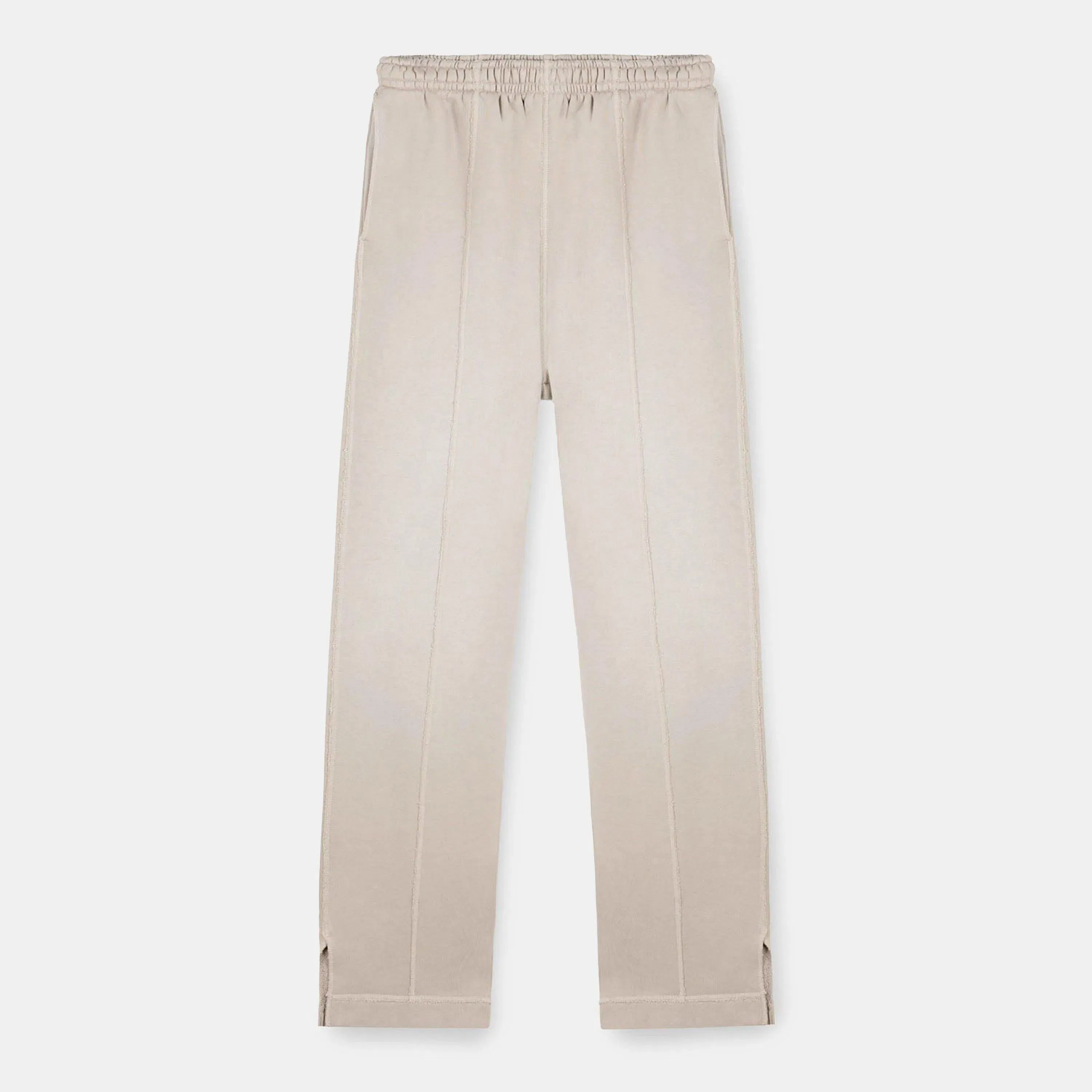 Stepped Open Hem Fleece Joggers