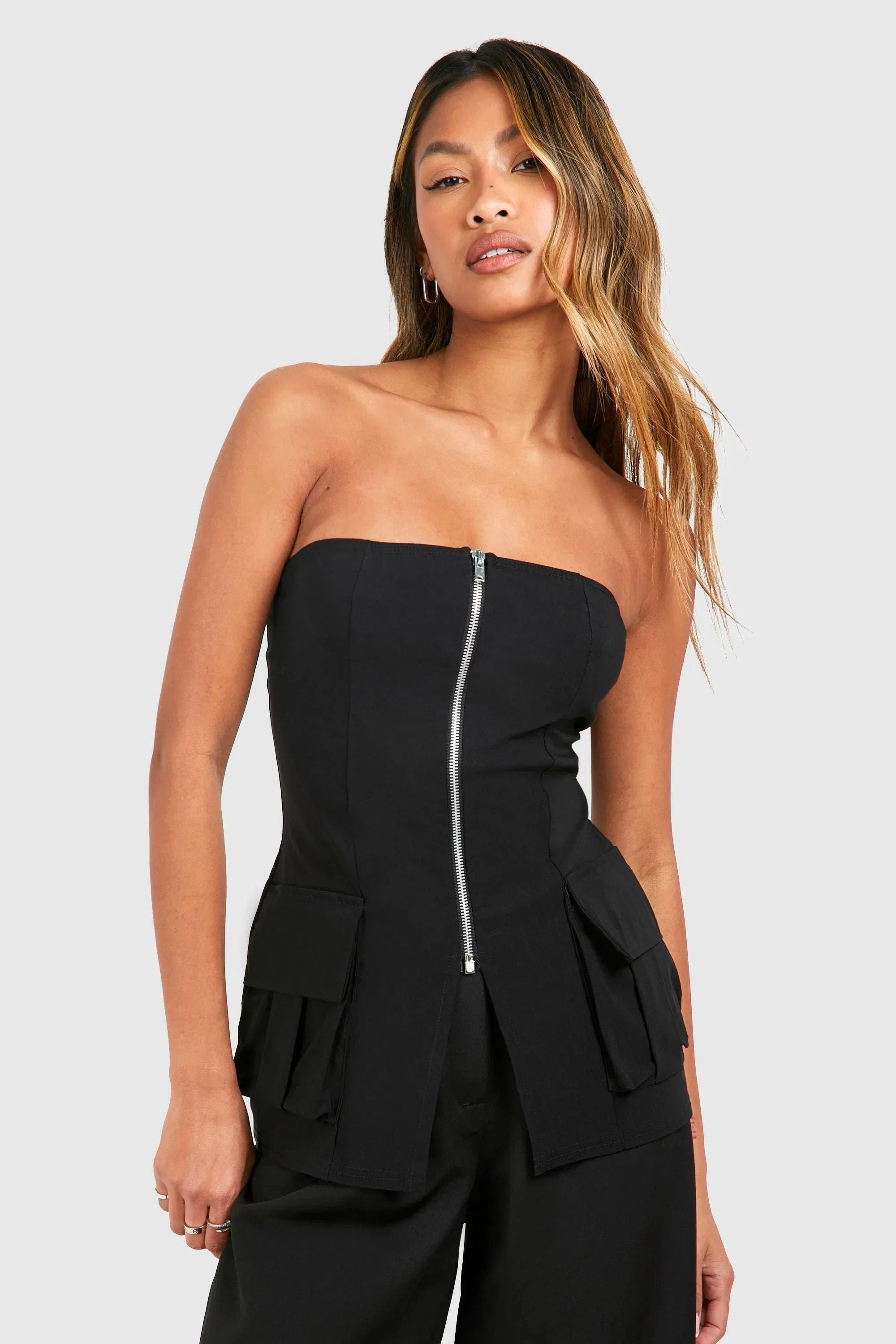 Bengaline Longline Zip Through Corset