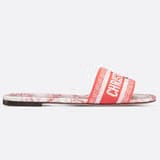 Dior Dway Slide in embroidered cotton