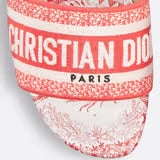 Dior Dway Slide in embroidered cotton