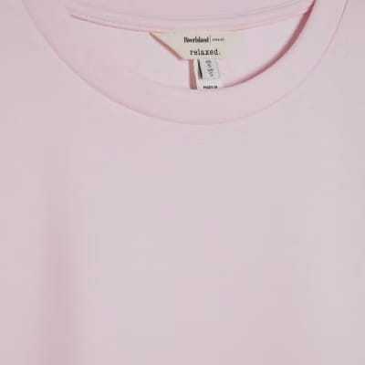 Petite Pink Premium Short Sleeve Boxy T-shirt