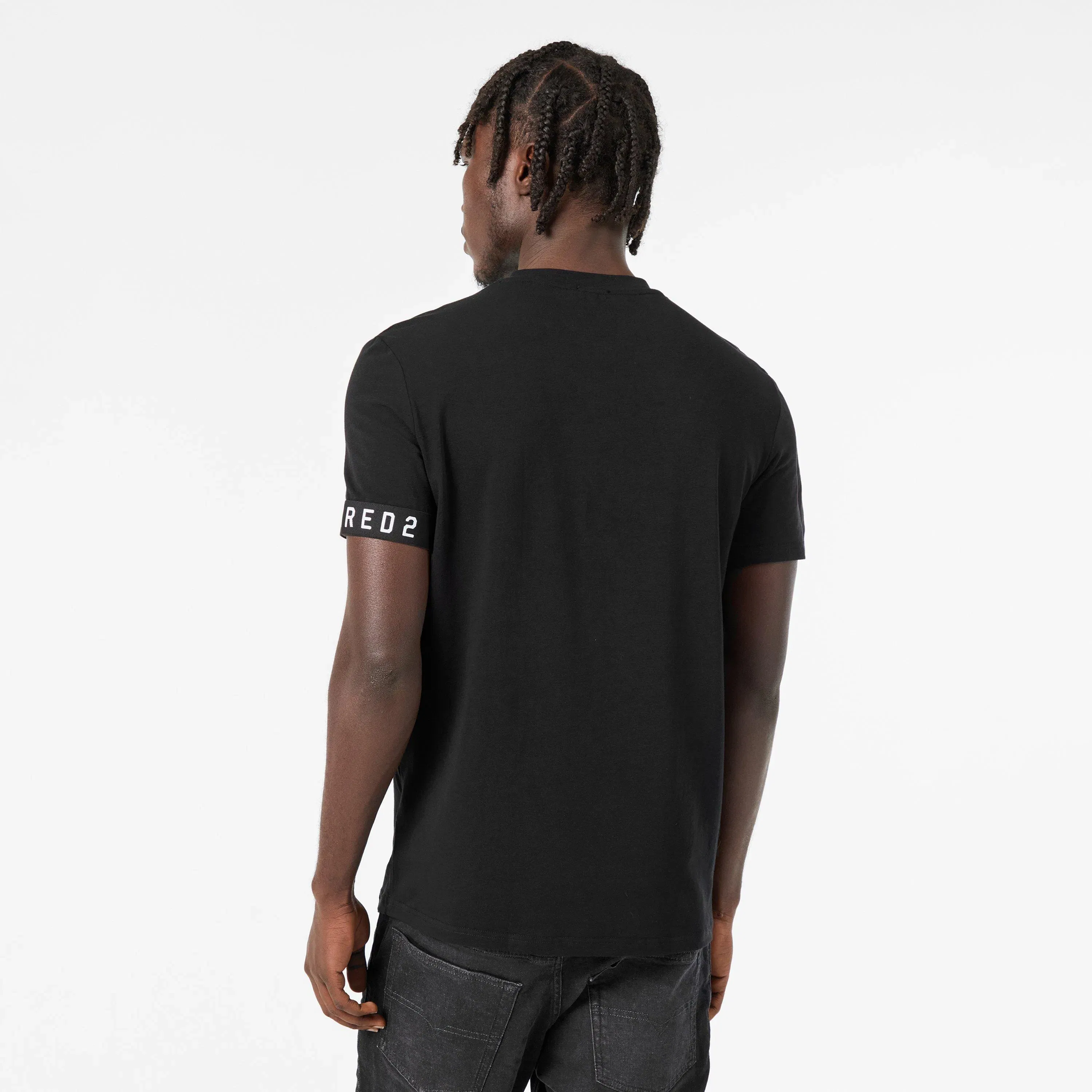 DSQ Band Logo Slim Fit T-Shirt