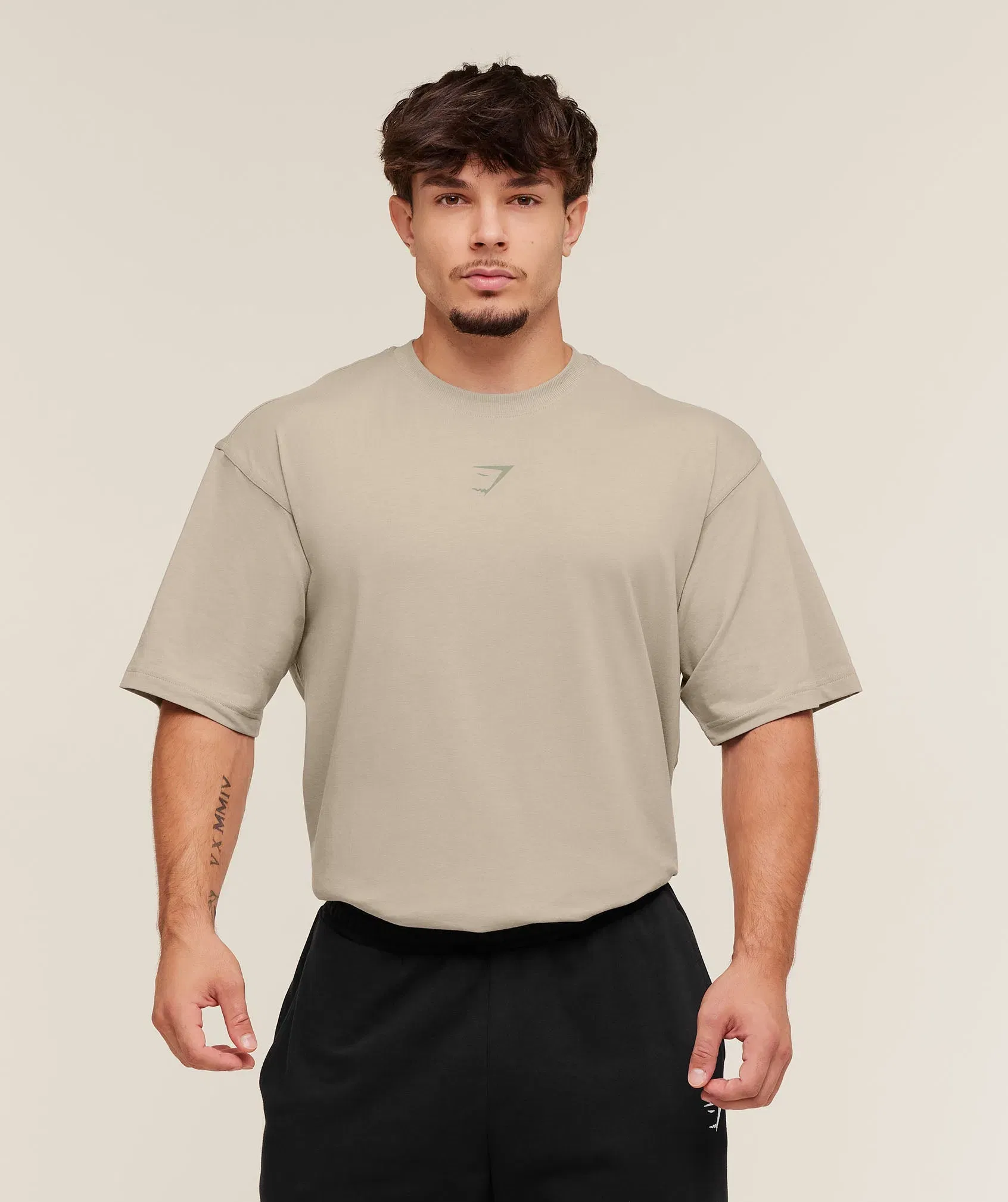 Gymshark Power T-Shirt - Mushroom Grey