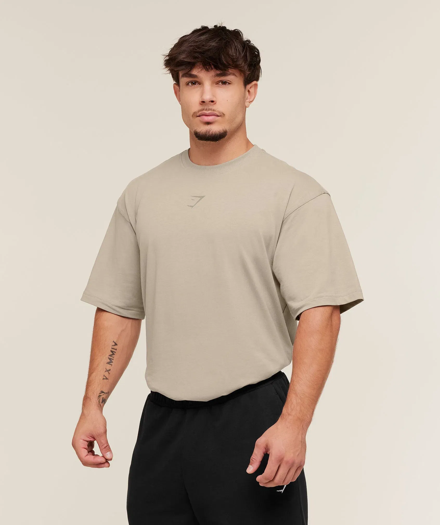 Gymshark Power T-Shirt - Mushroom Grey