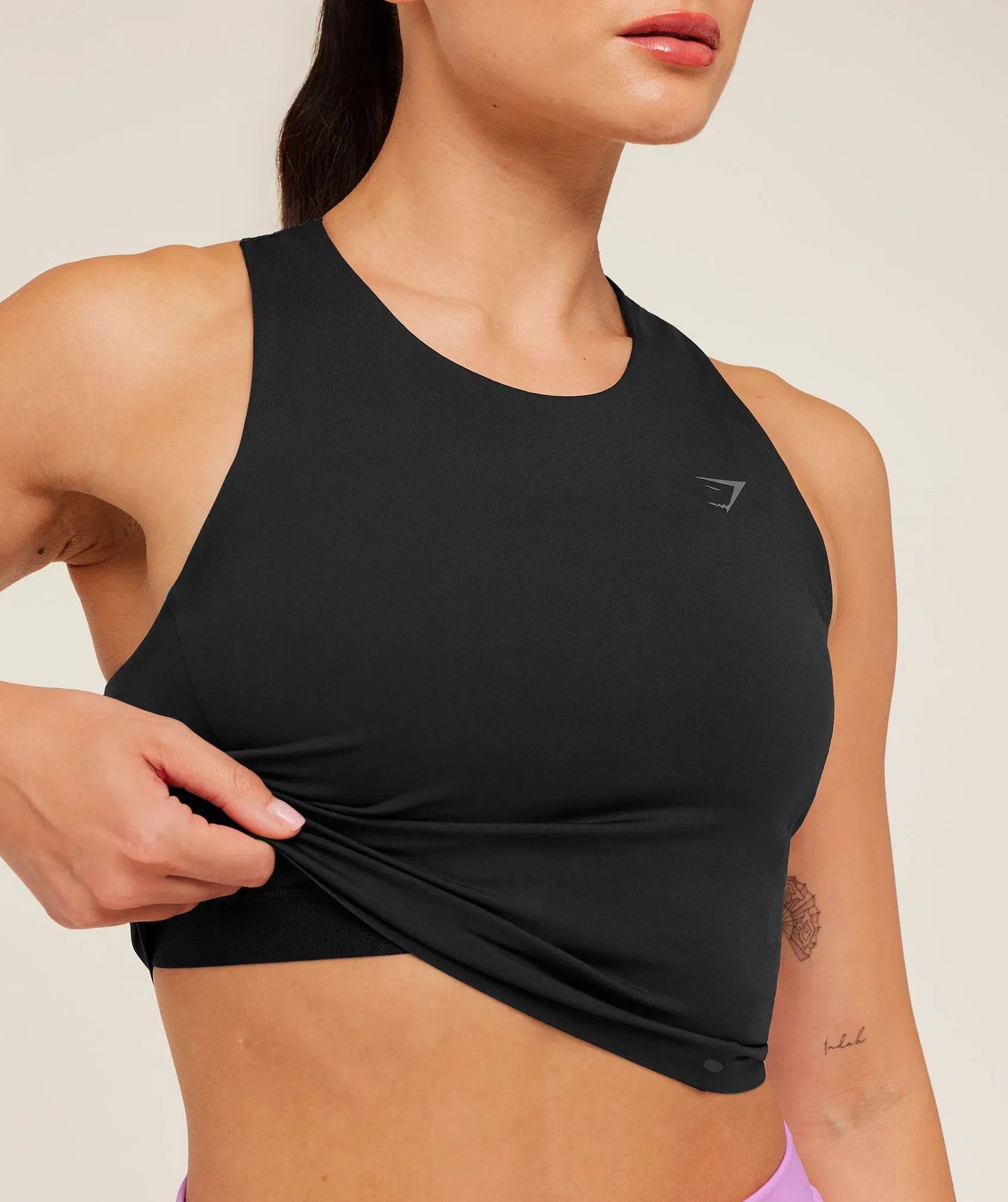 Gymshark Running Elite Bodyfit Tank - Black