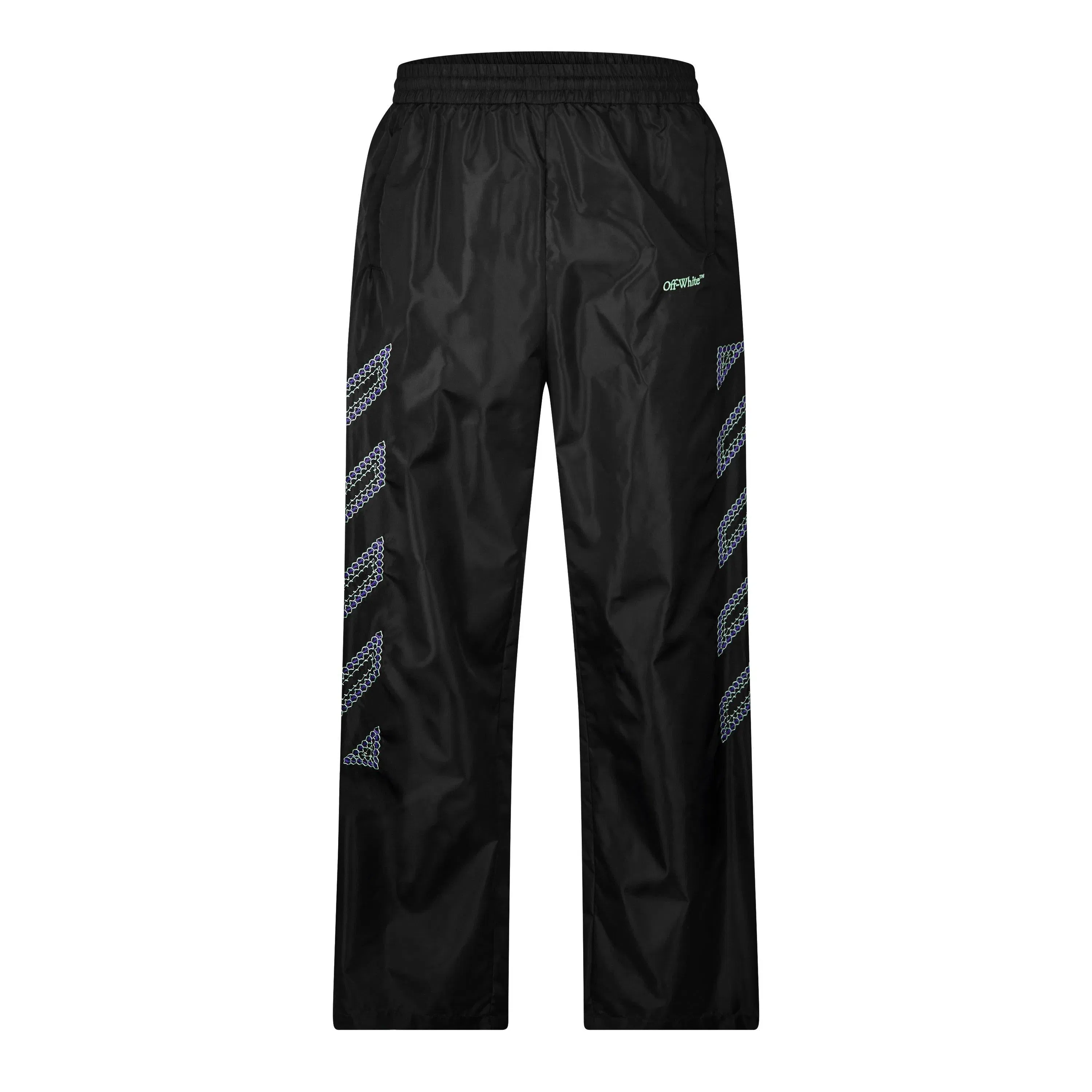 Open Hem Woven Tracksuit Joggers