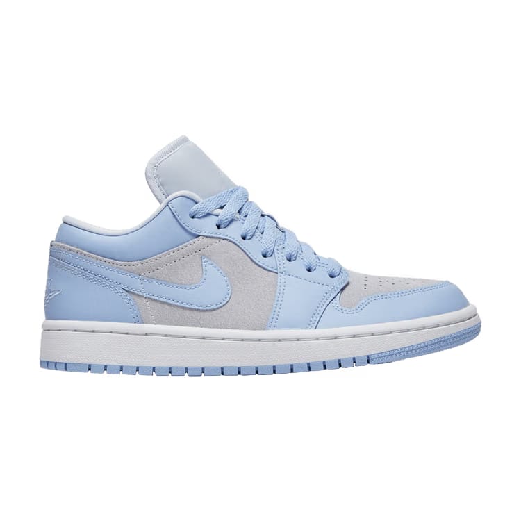 Wmns Air Jordan 1 Low Football GreyUniversity Blue