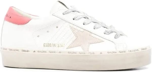 Golden Goose Wmns Hi Star 'White Taupe'
