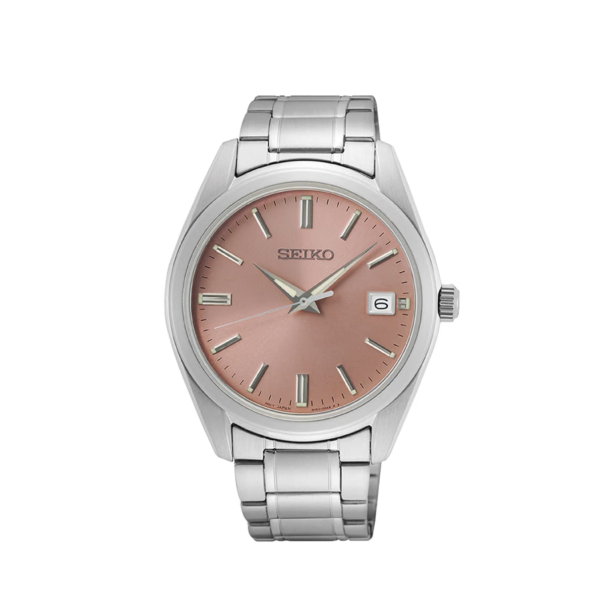 Seiko Mens Dress Watch - Salmon - SUR523P1