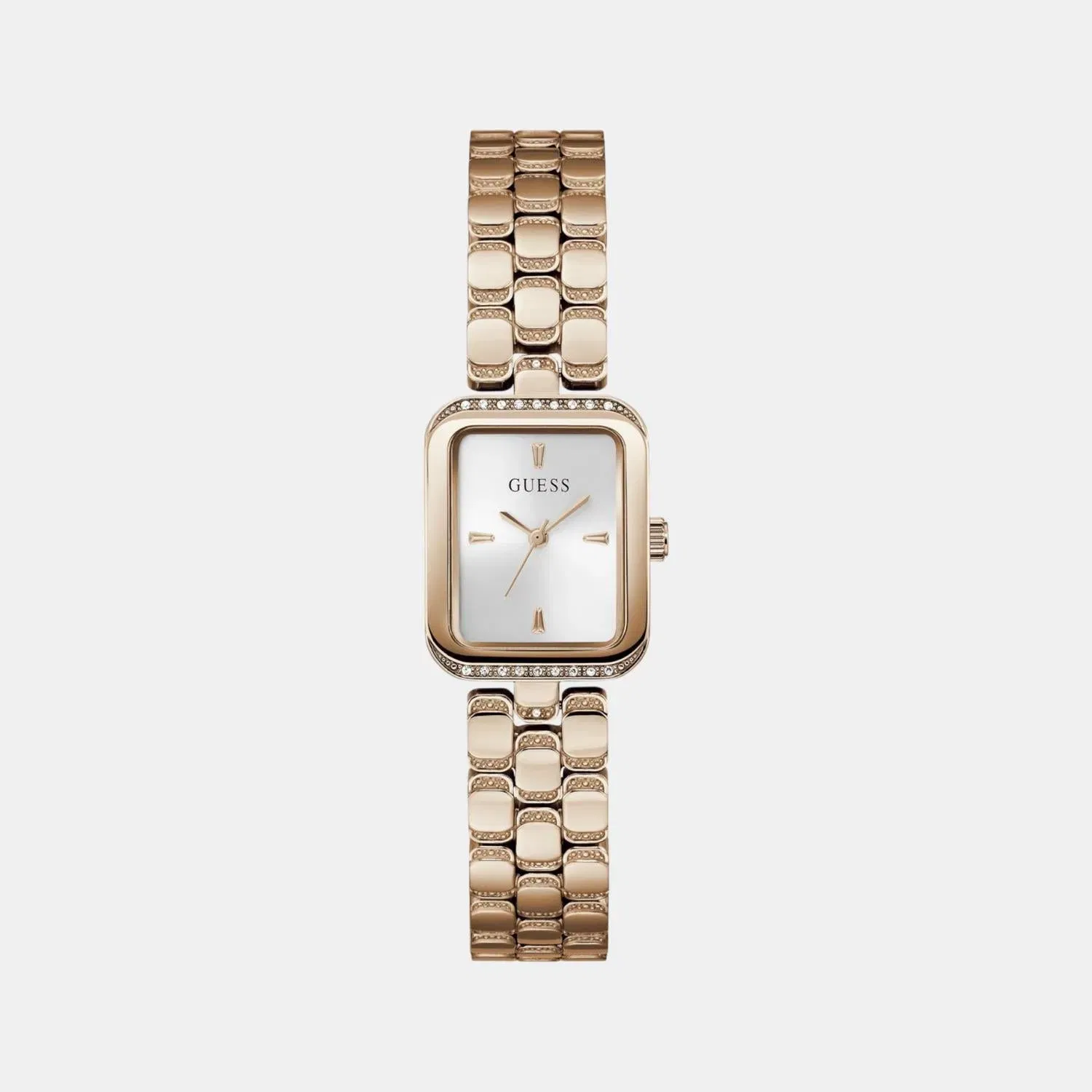 Guess Gb Isla Women Quartz Silver Dial Analog Stainless Steel Gw0865L3