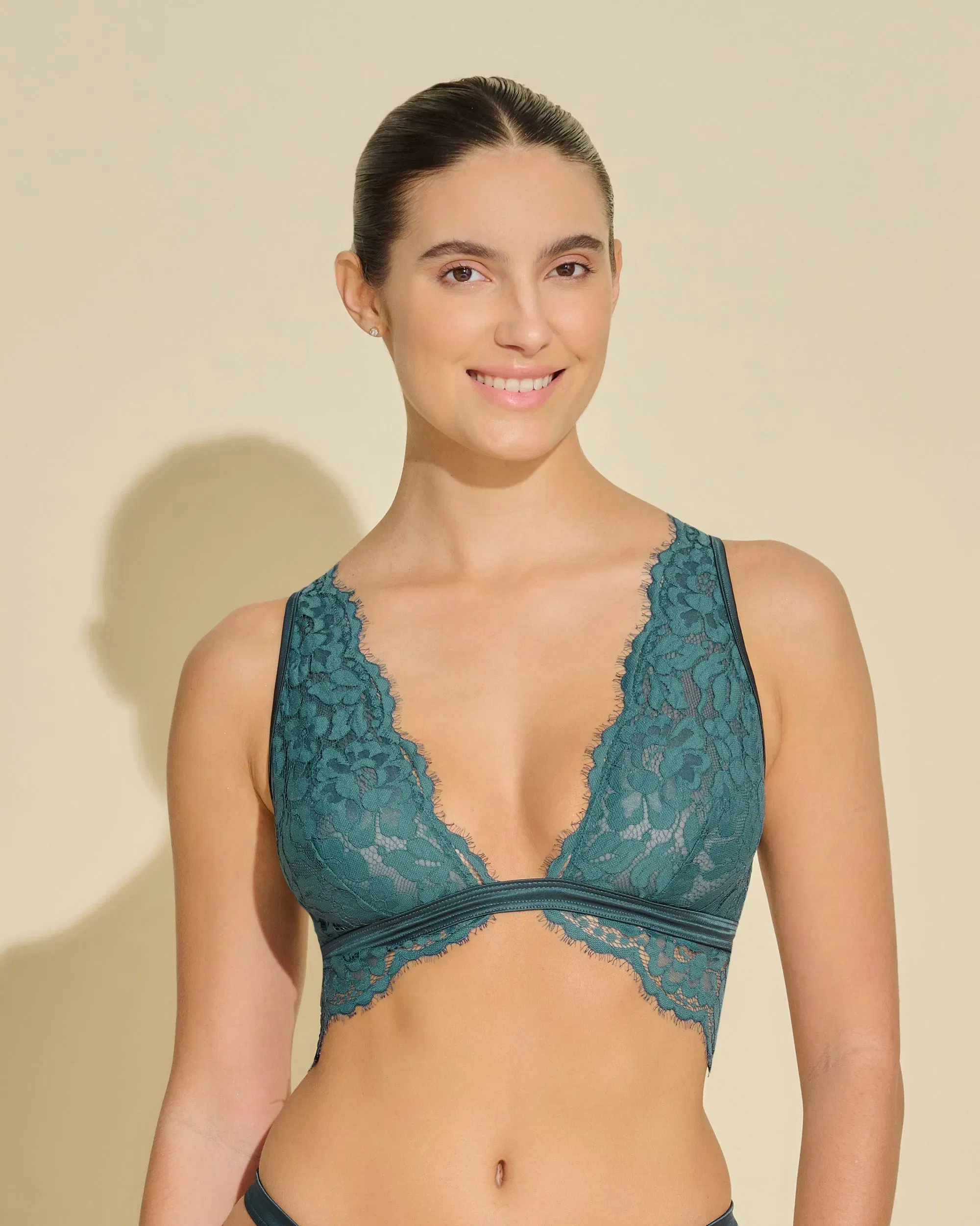 Brassière À Grands Bonnets Triangulaires