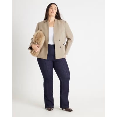 Indigo Pull-On Sculpt Bootcut Jeans