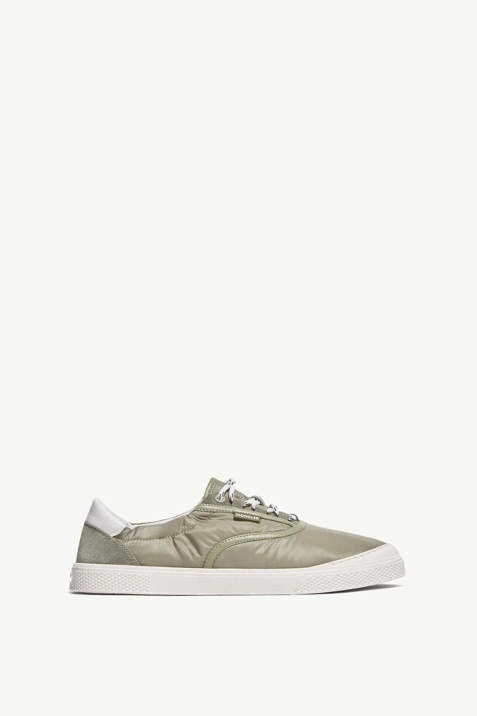 Moncler Vera Leisure Nylon Sneakers Sage Green