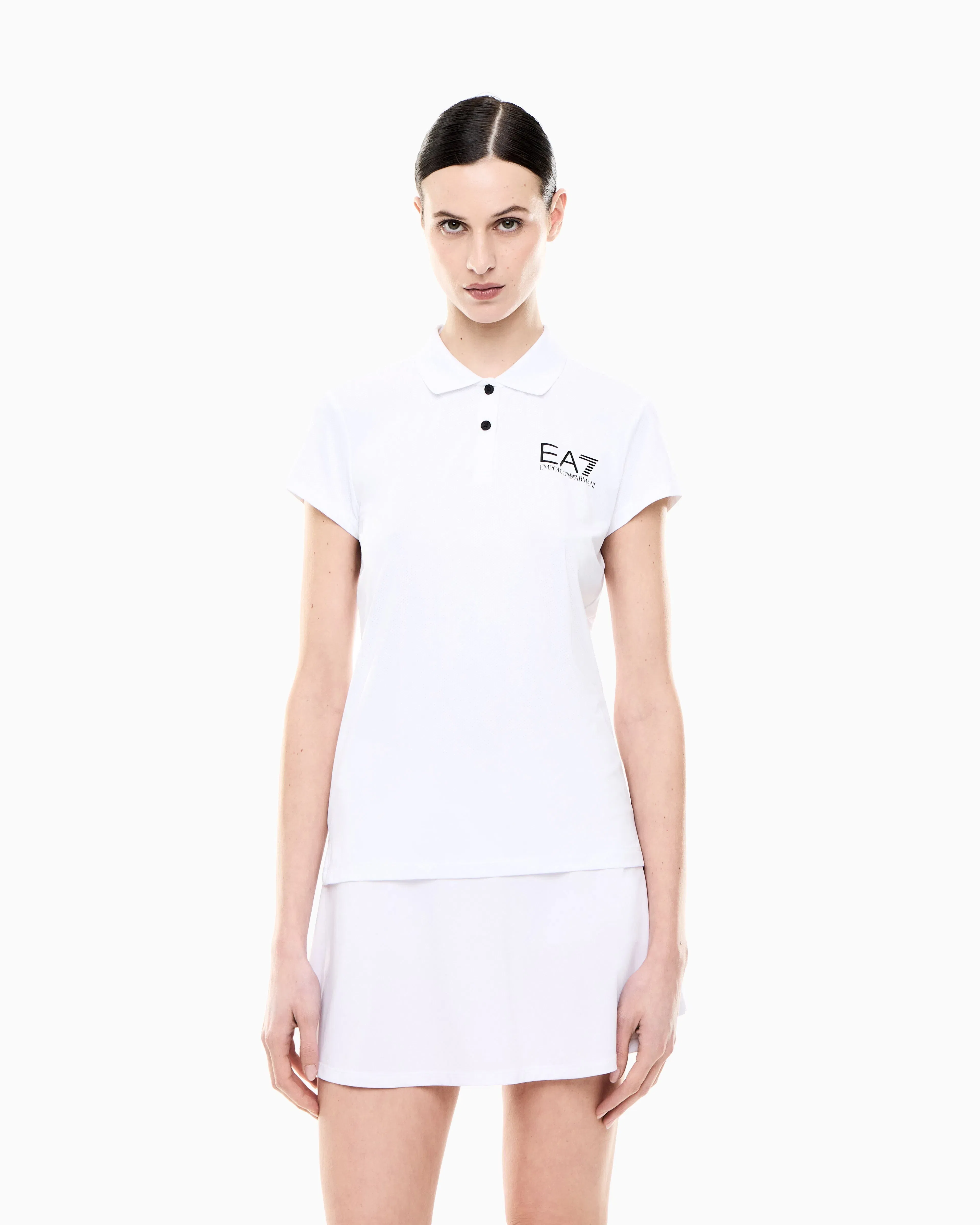 EA7 Ventus7 polo in breathable technical fabric Tennis Pro