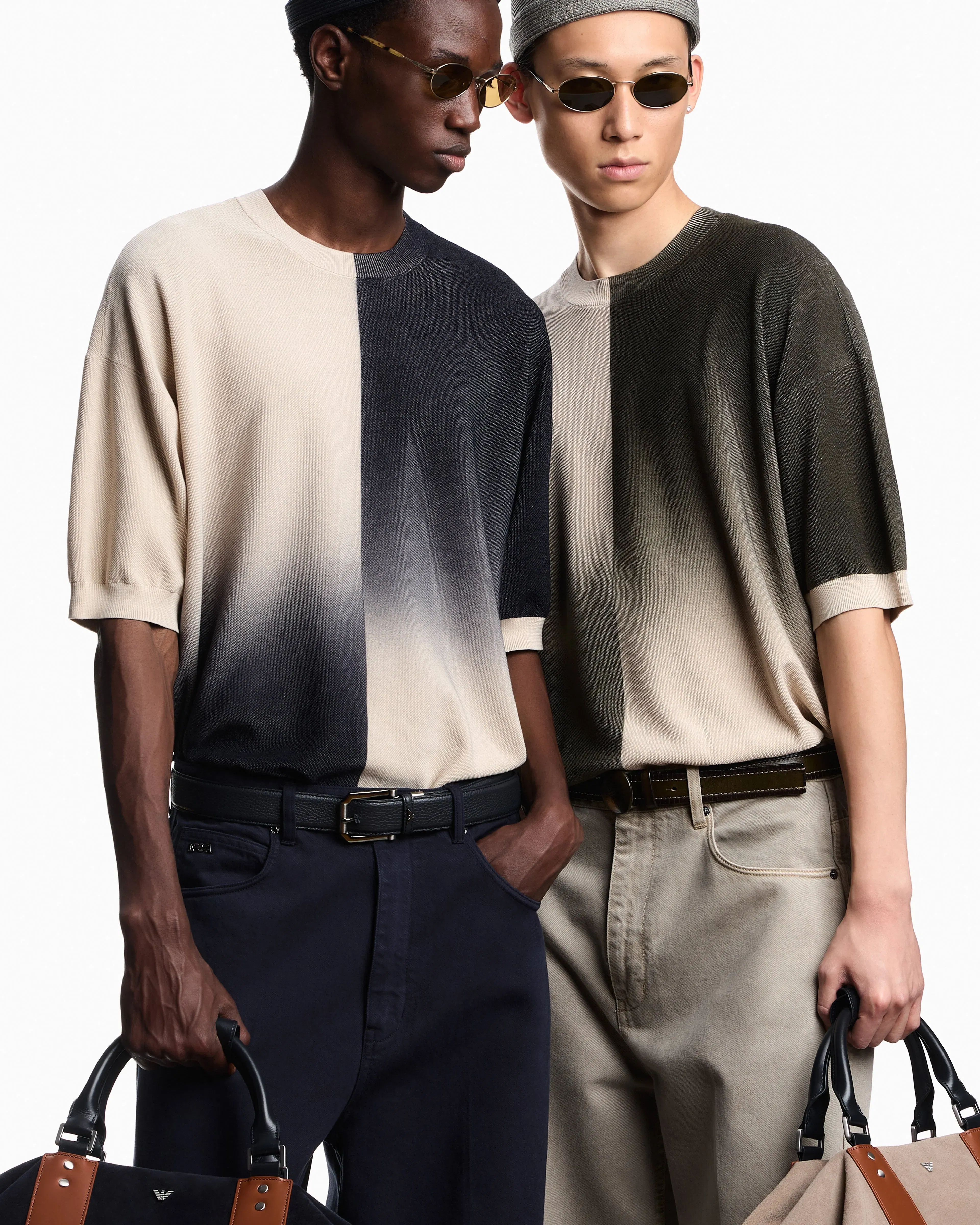 Emporio Armani Gradient print jumper