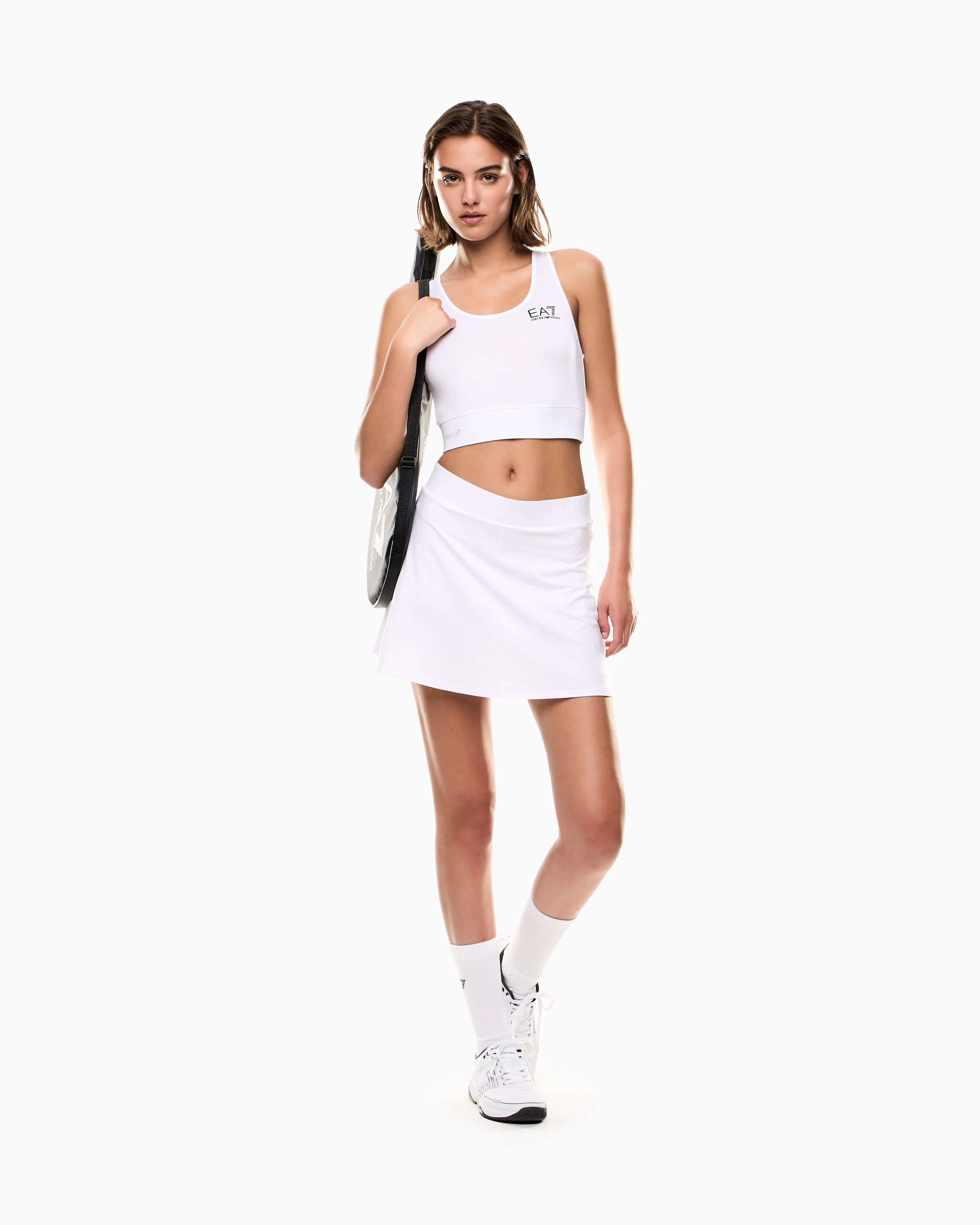 EA7 Ventus7 bra with medium support and racerback Tennis Pro