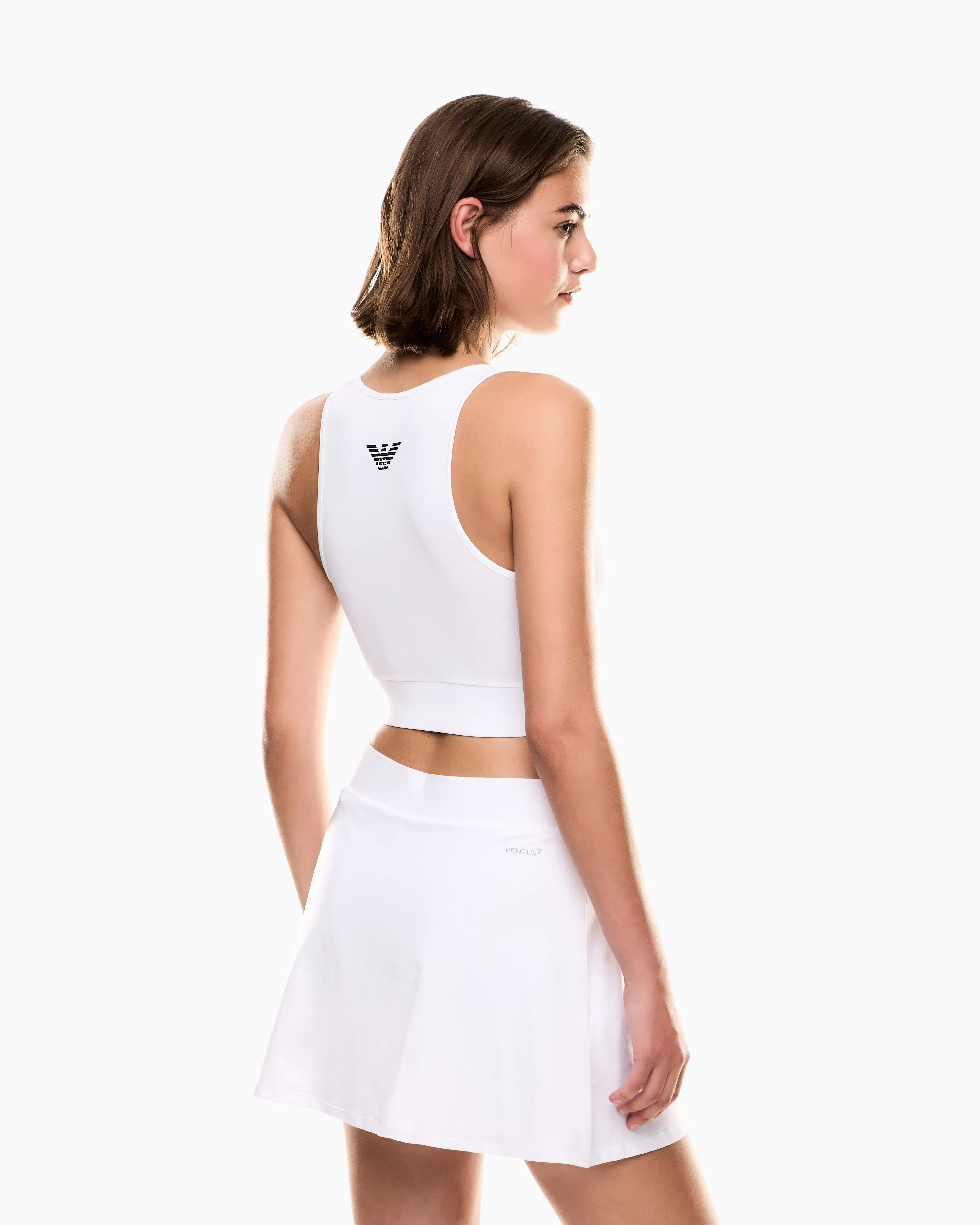 EA7 Ventus7 bra with medium support and racerback Tennis Pro