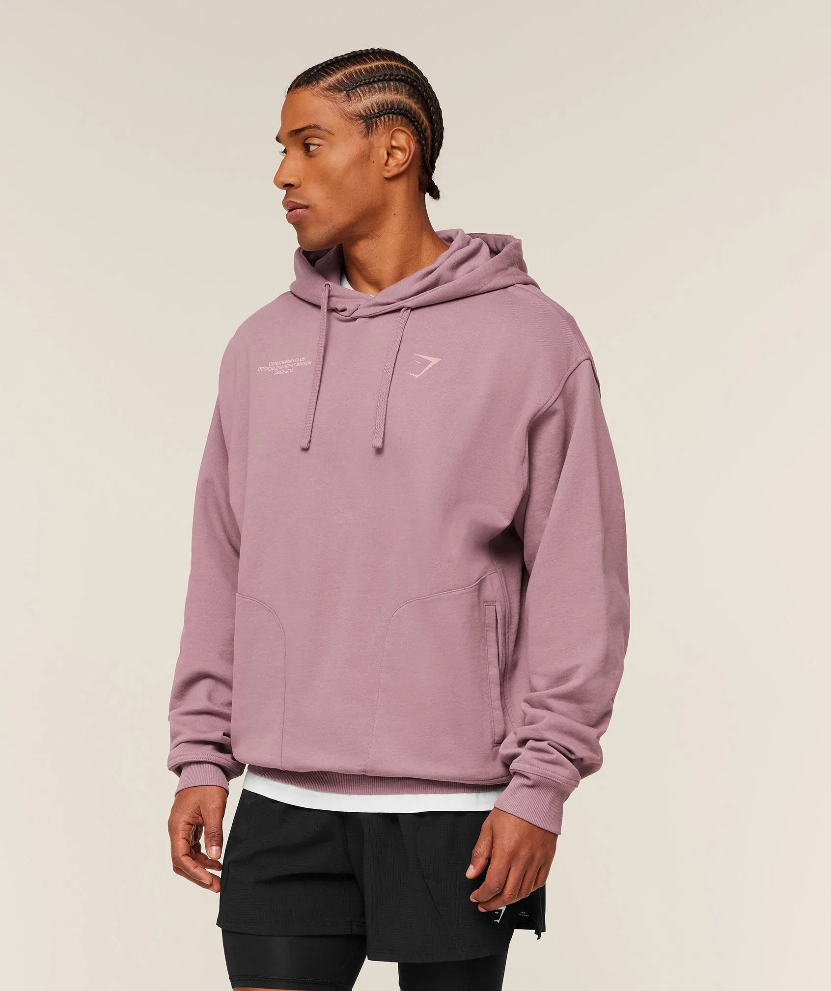 Gymshark Conditioning Club Hoodie - GS Calm Pink/GS Light Pink