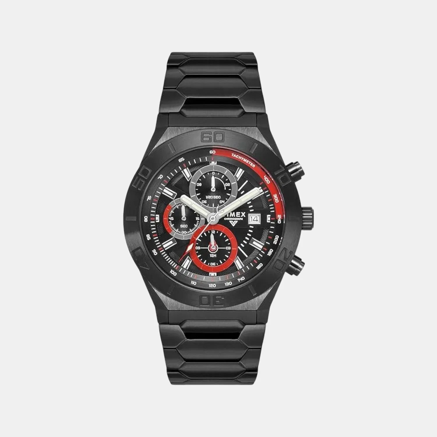 Timex Vector Men Quartz Dial Chronograph Stainless Steel Watch Tweg24902
