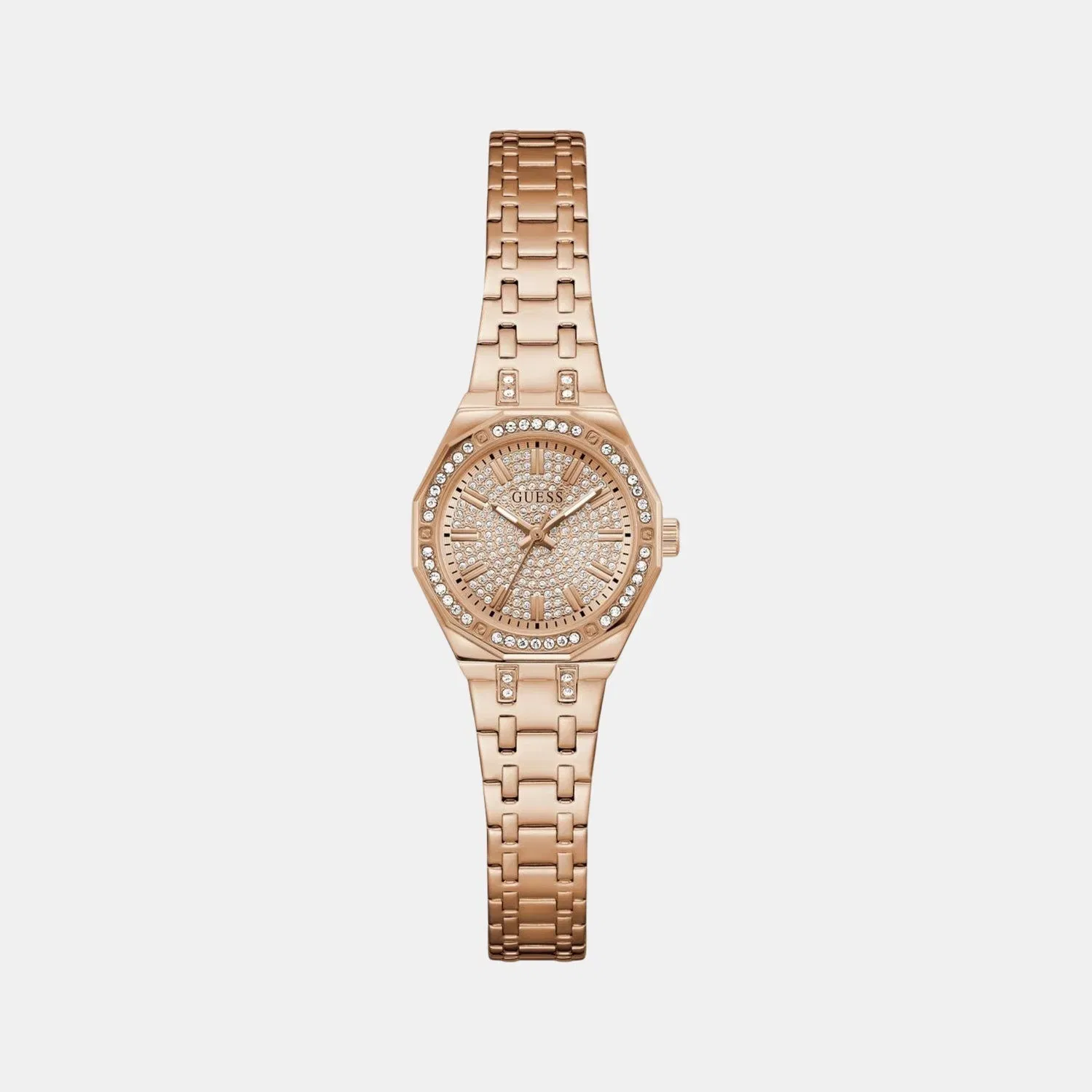 Guess Gb Pixie Women Quartz Rose Gold Dial Analog Stainless Steel Gw0931L4