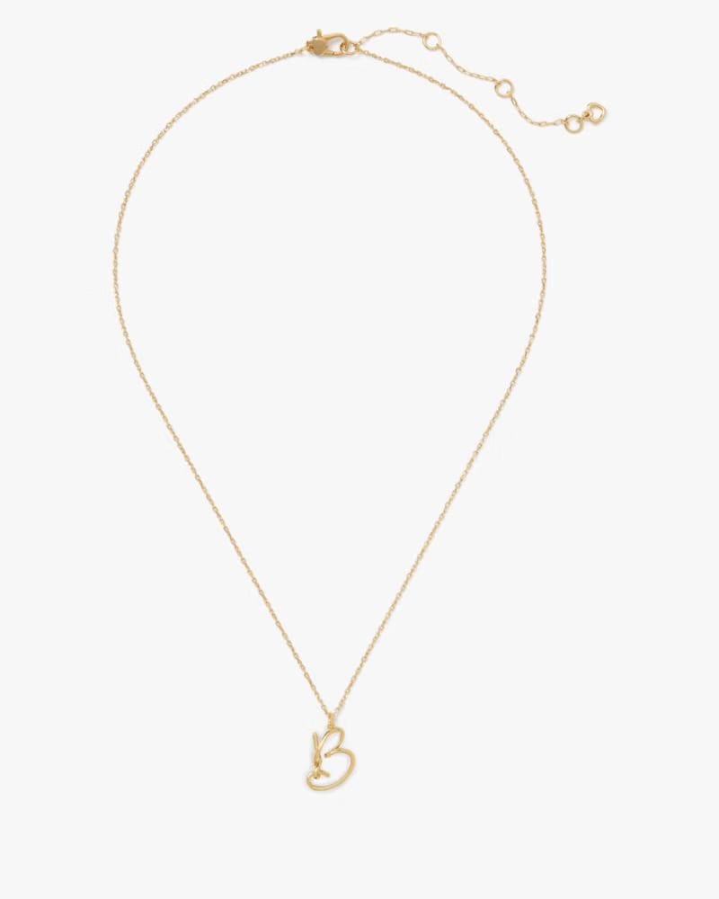 Initial Script B Pendant
