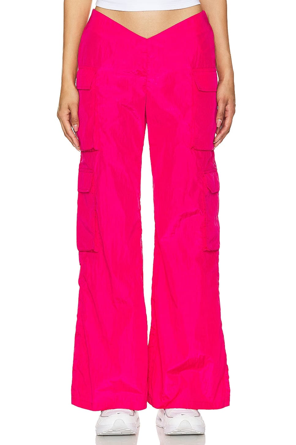 superdown Beatrice Cargo Pant in Hot Pink