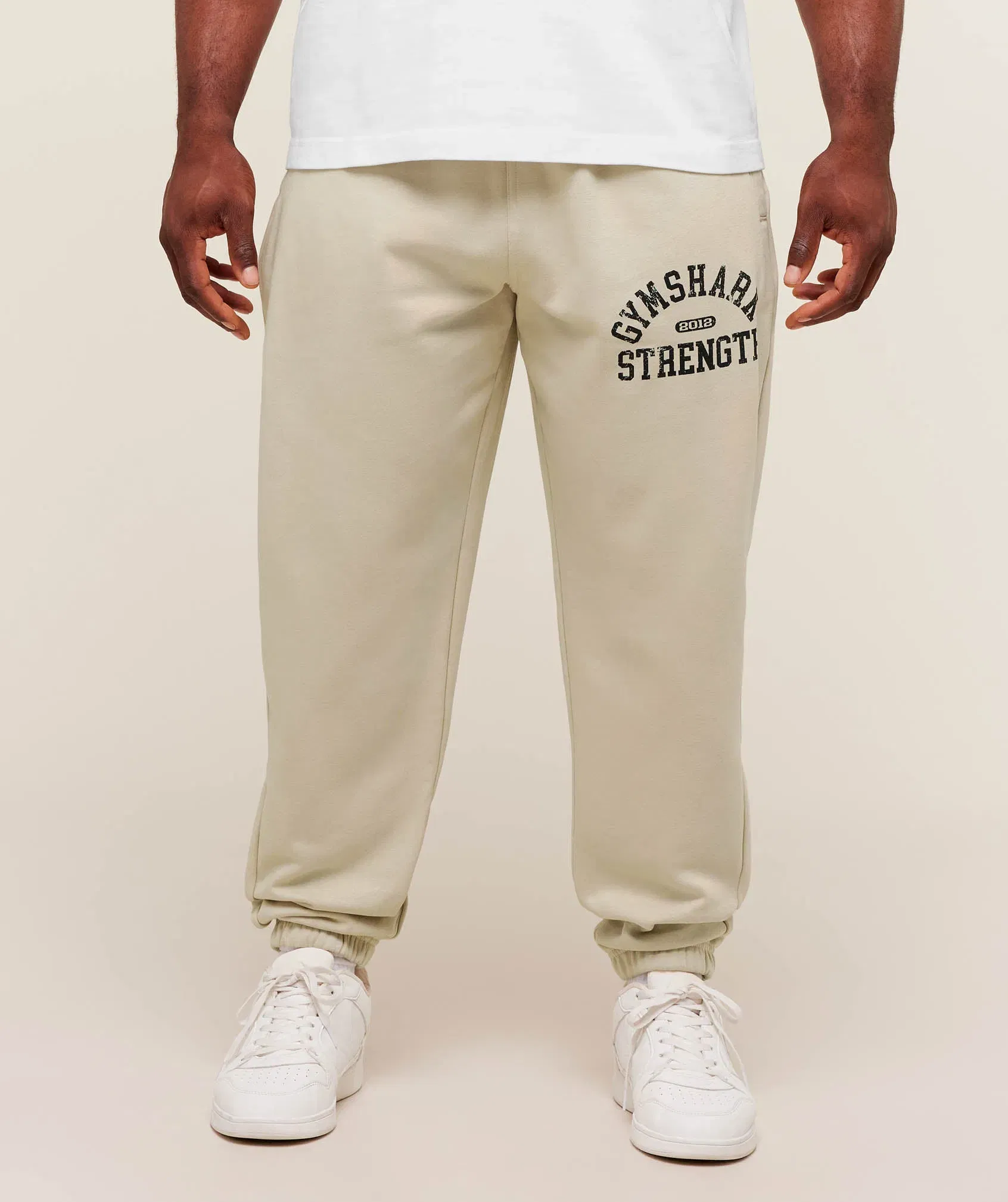 Gymshark 2012 Strength Joggers - Pebble Grey