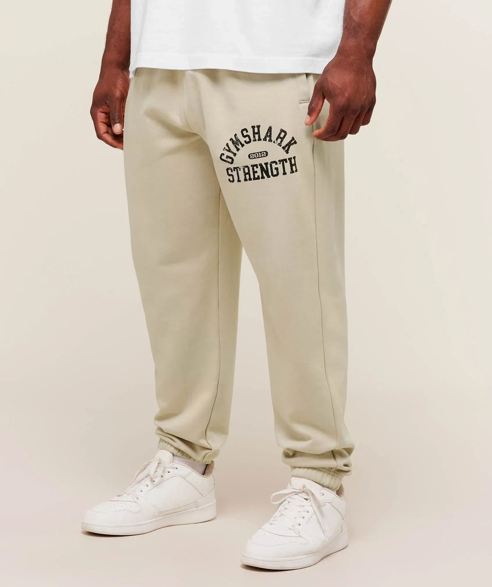 Gymshark 2012 Strength Joggers - Pebble Grey
