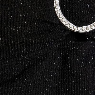 Black Shaping Embellished Swimsuit