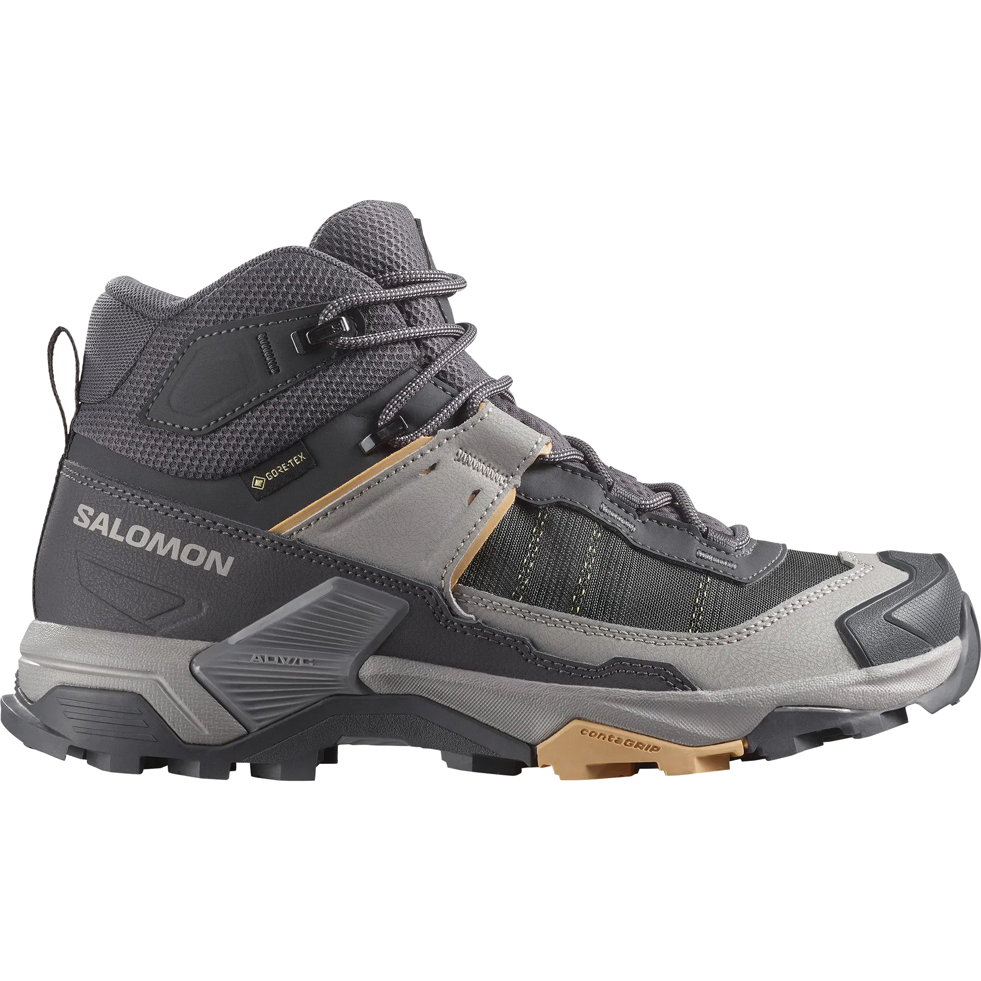Salomon X Ultra 5 Mid Gore-Tex Hiking & Backpacking Shoes Womens Nine Iron