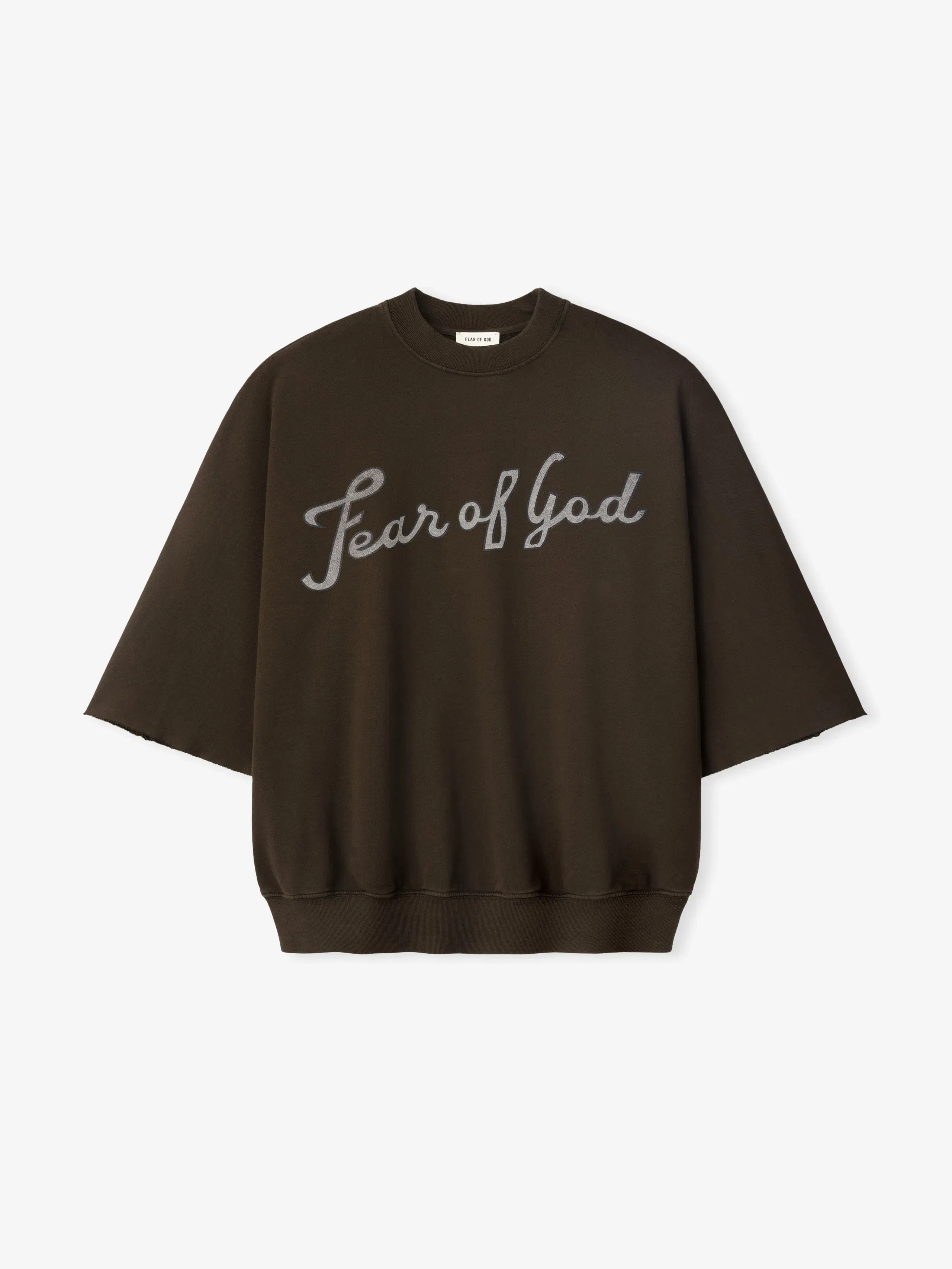 Essentials 43 Cut Sleeve Sweatshirt Dark Brown