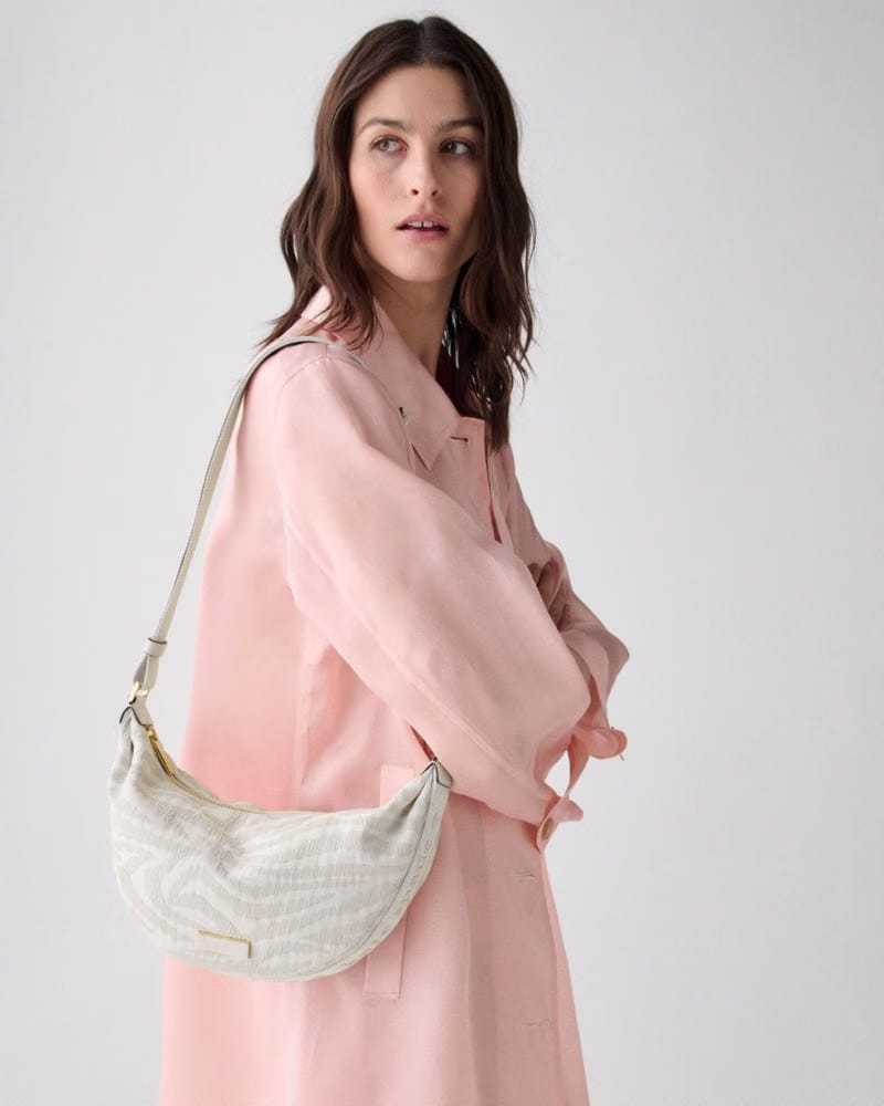 KateSpade Carter Zebra Sling Crossbody Bag Natural Multi