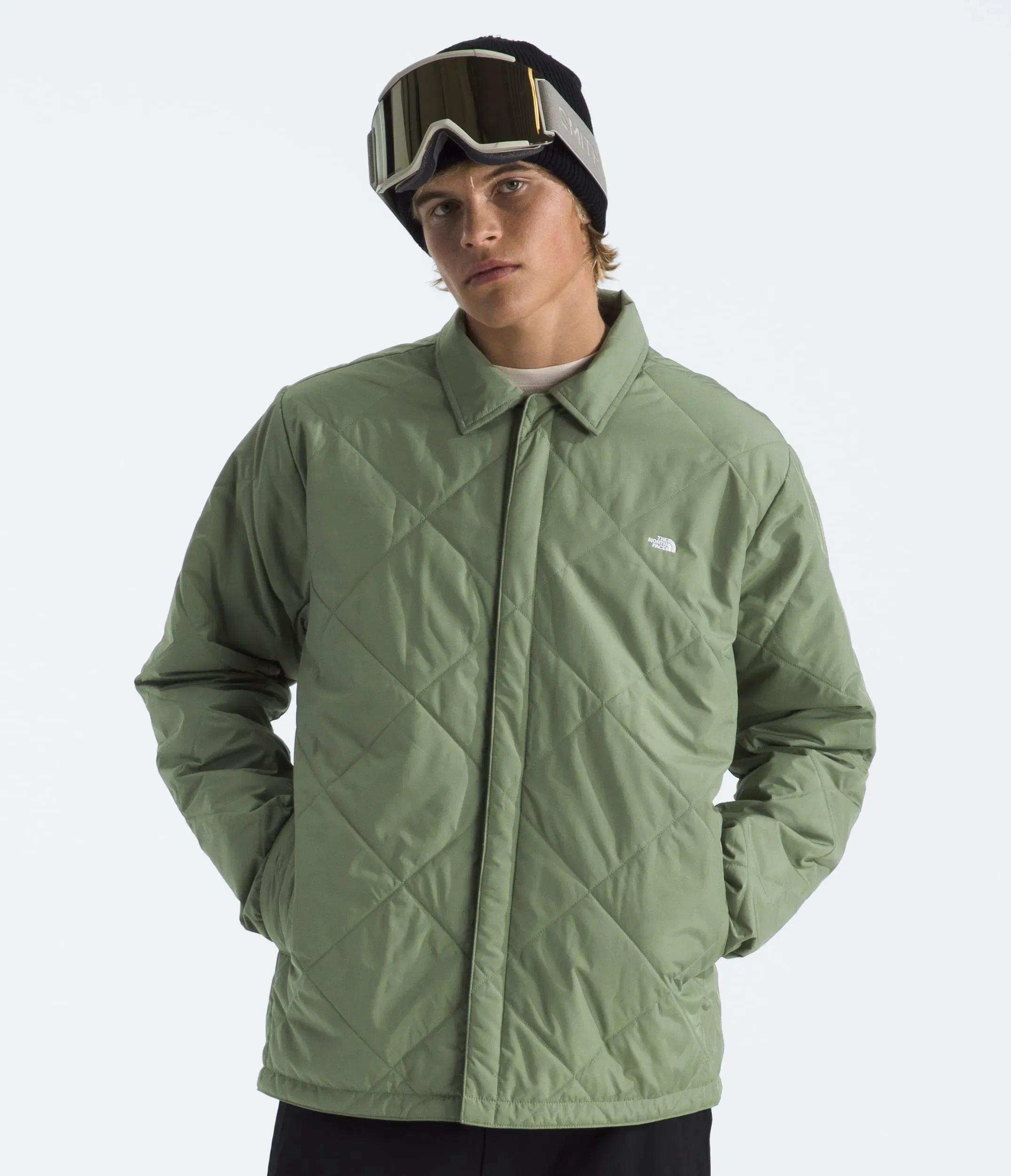 The North Face Men’s Afterburner Insulated Flannel Bark Mist