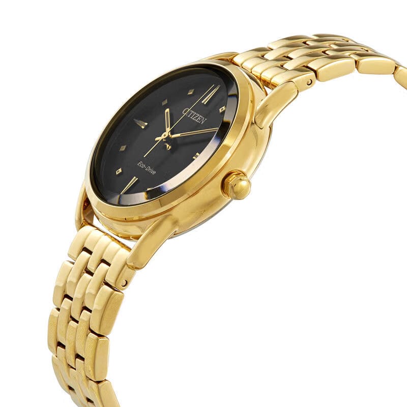 Citizen Eco-Drive Dress Classics Black Dial Women's Watch