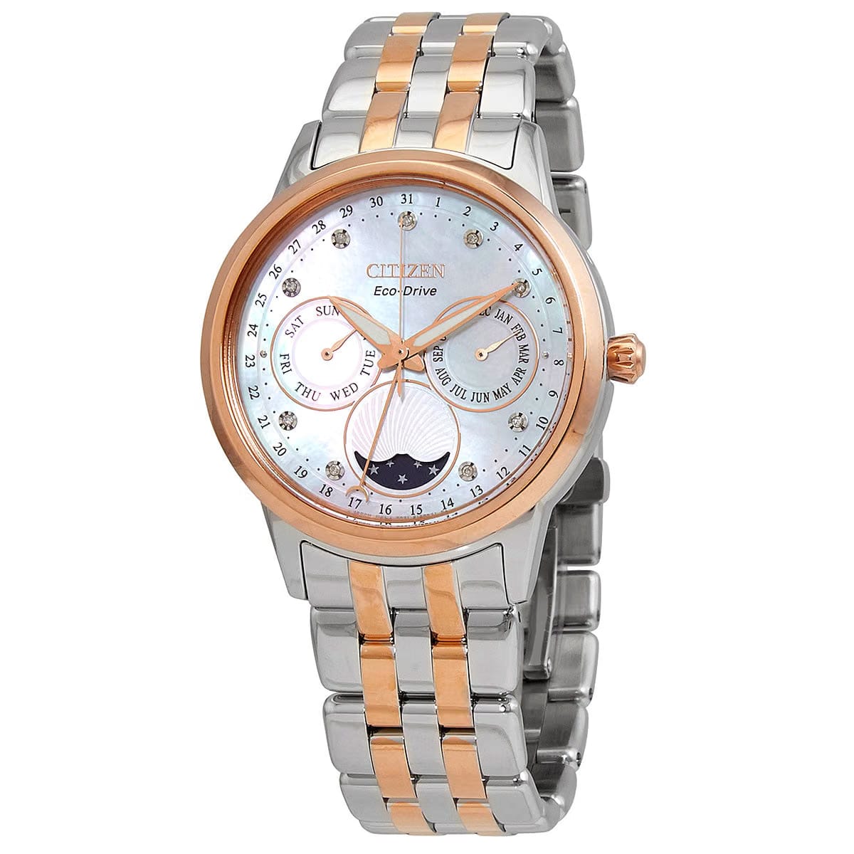 Citizen Calendrier Chronograph Diamond Eco-Drive Women's Watch