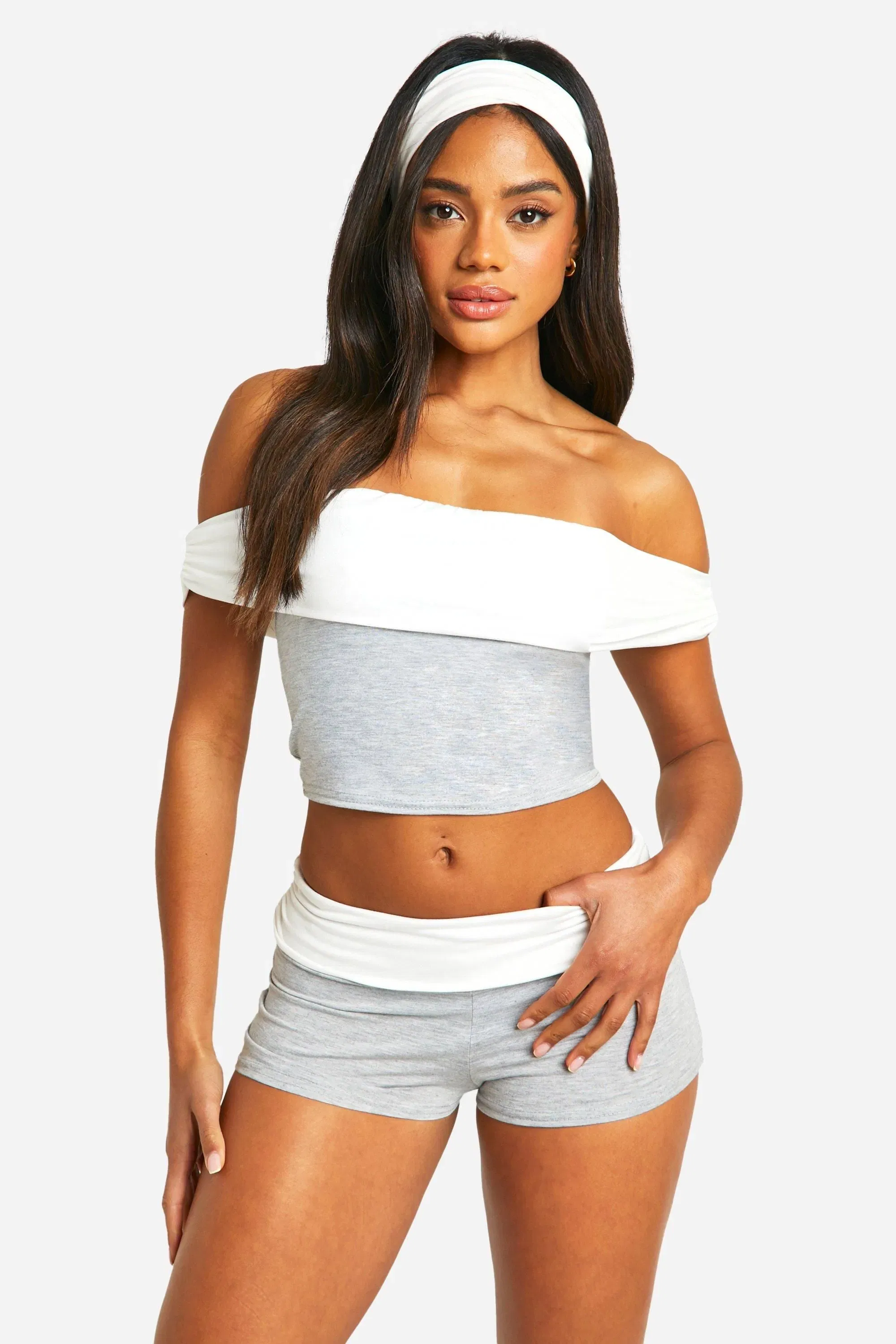 Fold Over Booty Short