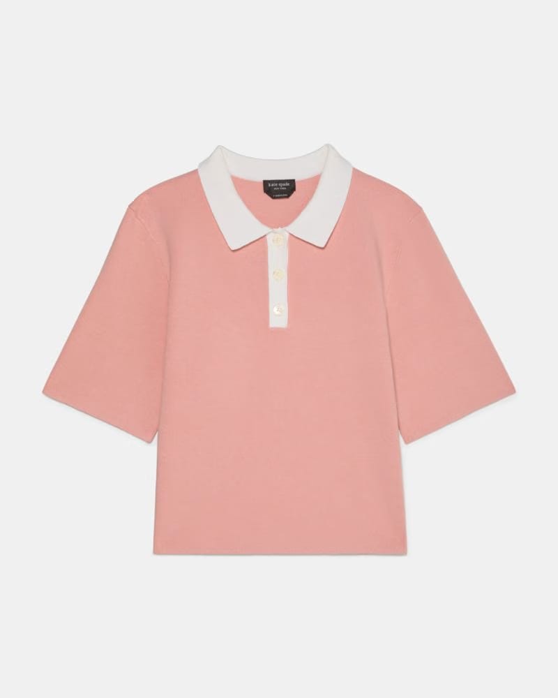 Cropped Polo Sweater