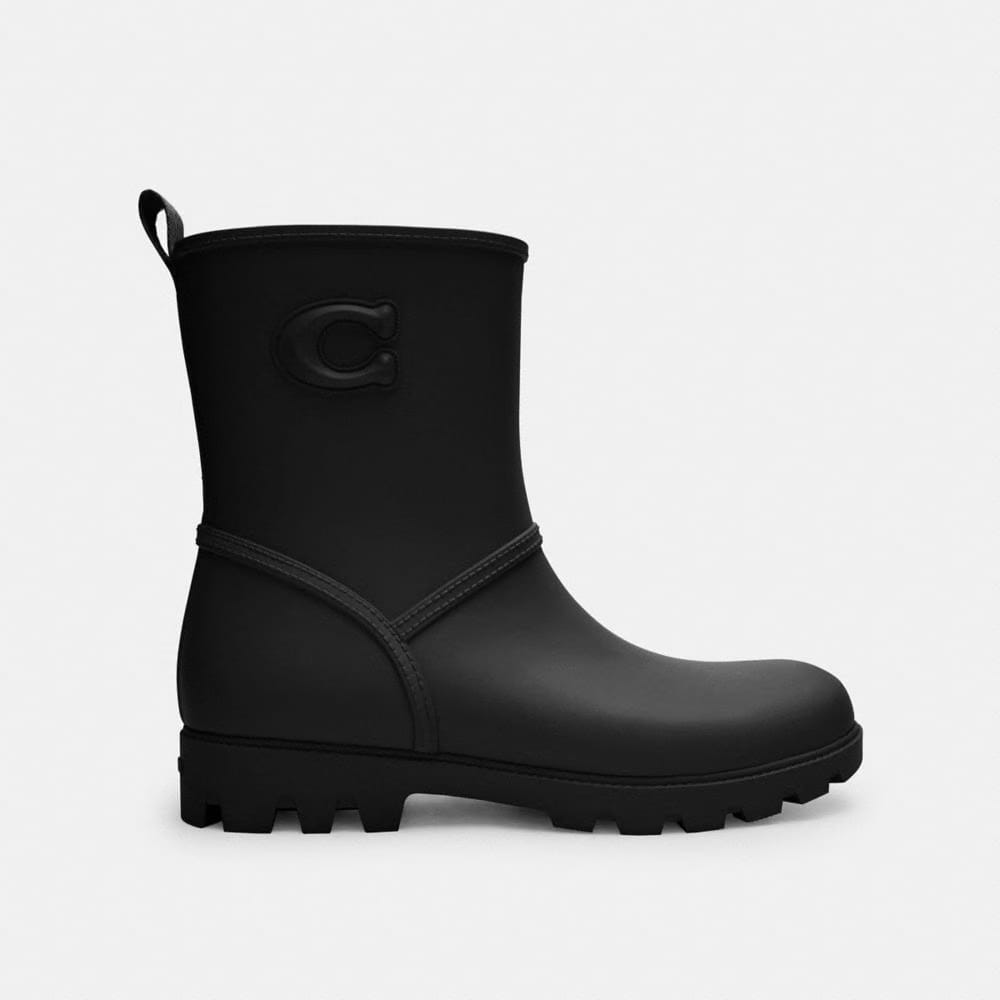 Women's Coach Ryder Rainboot Black