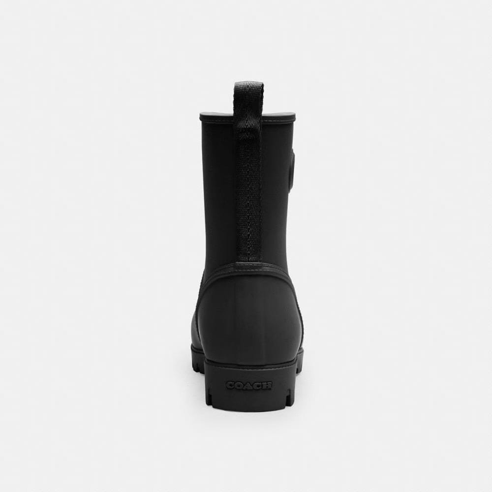 Women's Coach Ryder Rainboot Black