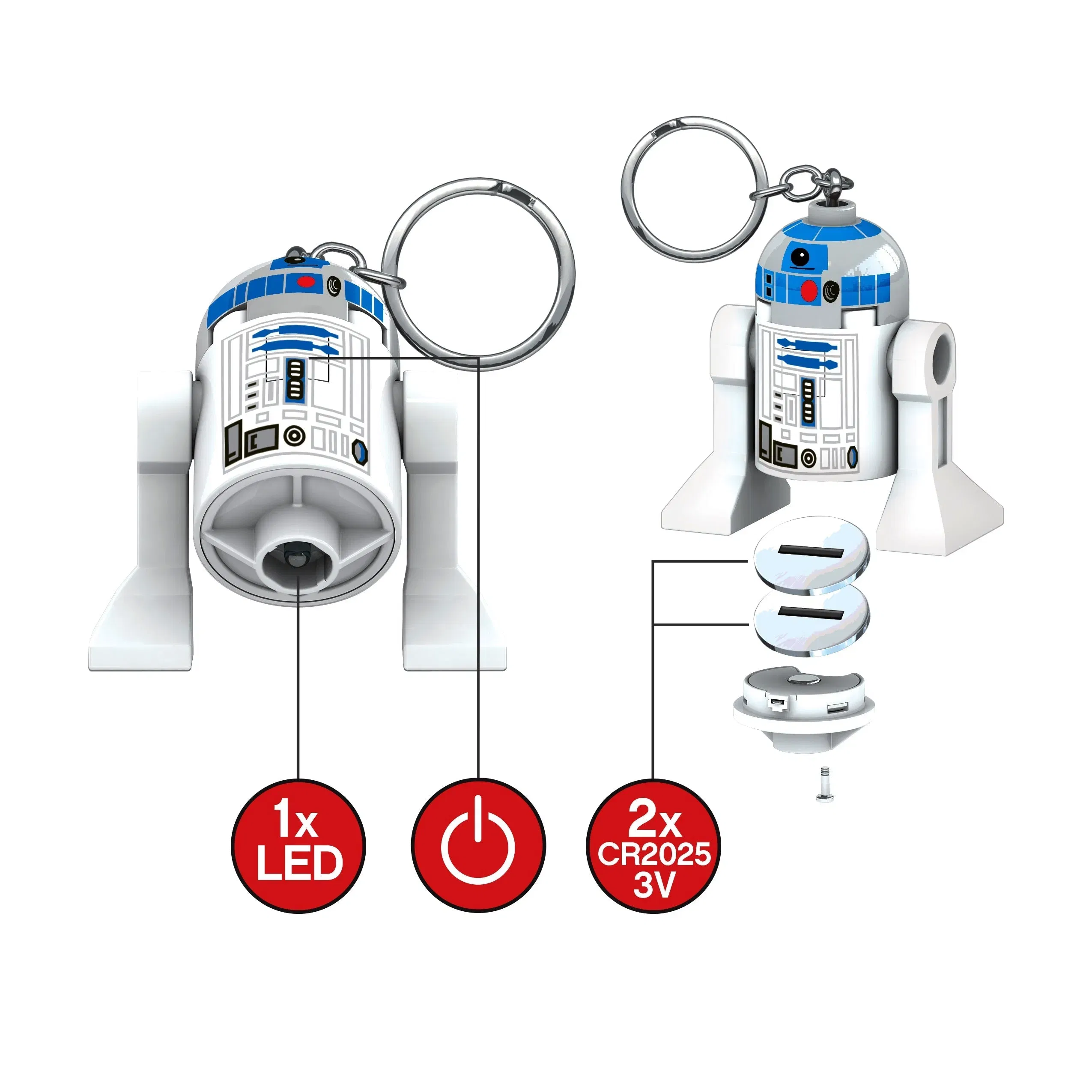 Lego R2D2 Key Light
