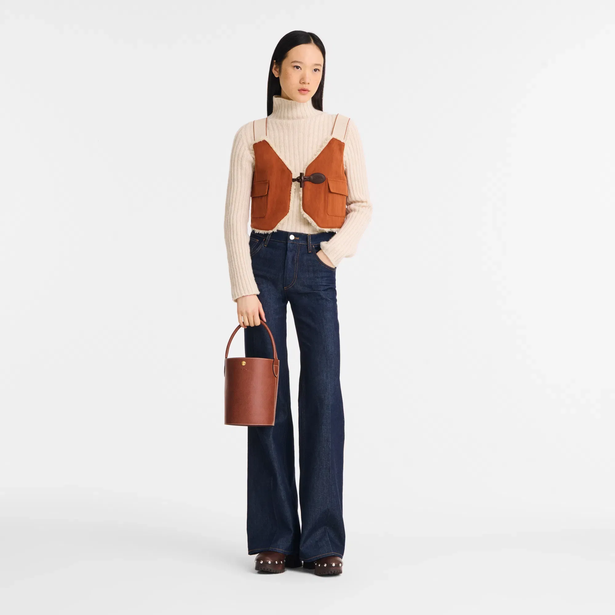Longchamp Épure S Bucket bag Brown