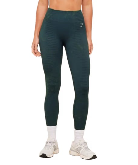 Women's Gymshark Steel Seamless Leggings Deep Petrol Blue