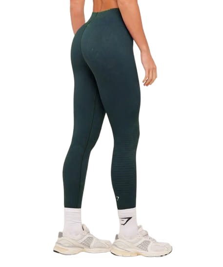 Women's Gymshark Steel Seamless Leggings Deep Petrol Blue