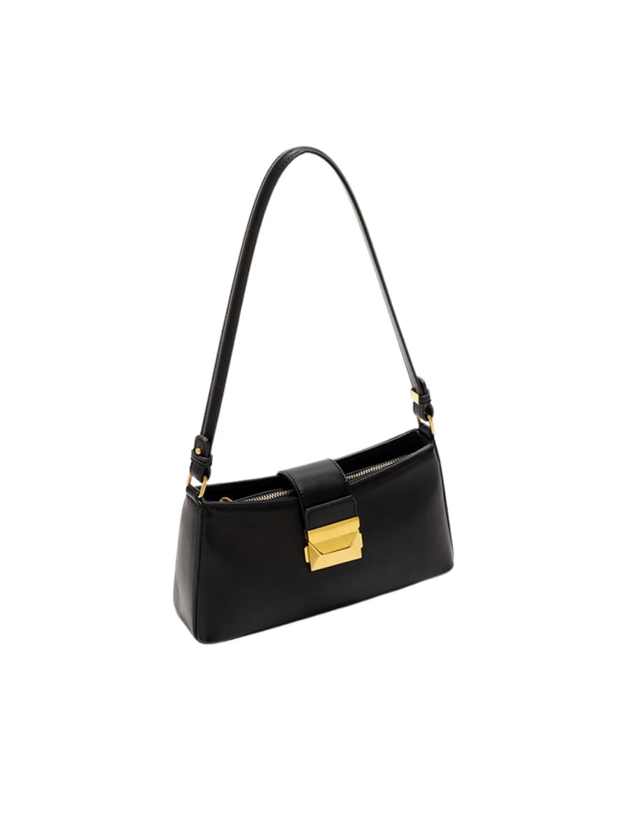 Felice - Ladies Baguette Bag Faux Leather | Black