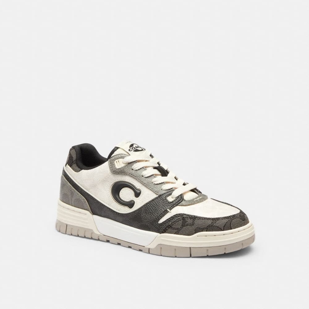 Women's Coach Soho Sneaker In Mixed Signature Black Chalk