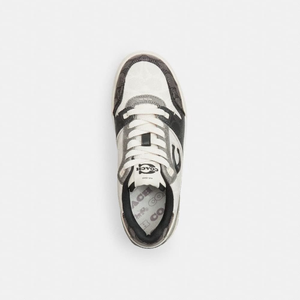 Women's Coach Soho Sneaker In Mixed Signature Black Chalk
