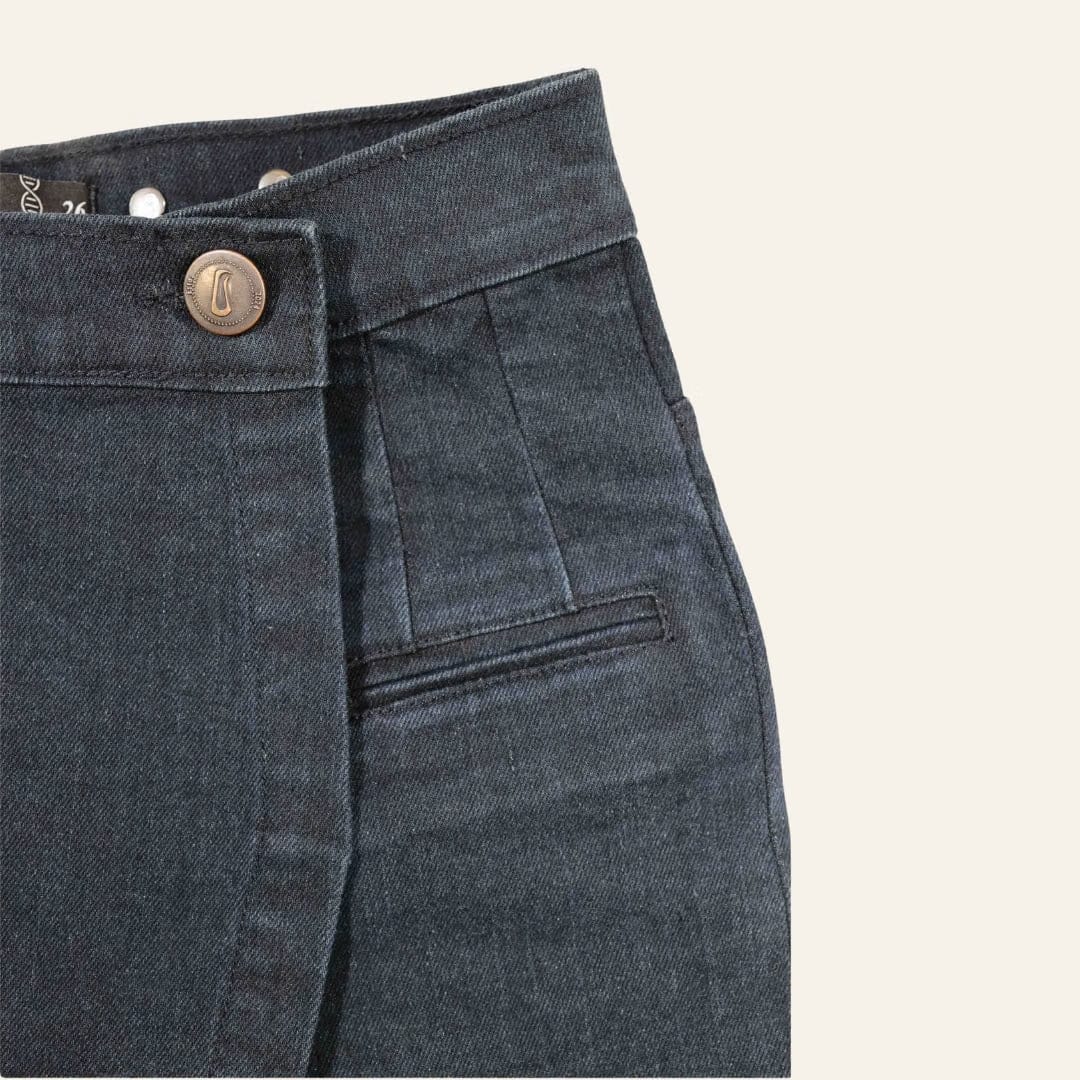 Women's Dark Selvedge Skort - Sailor